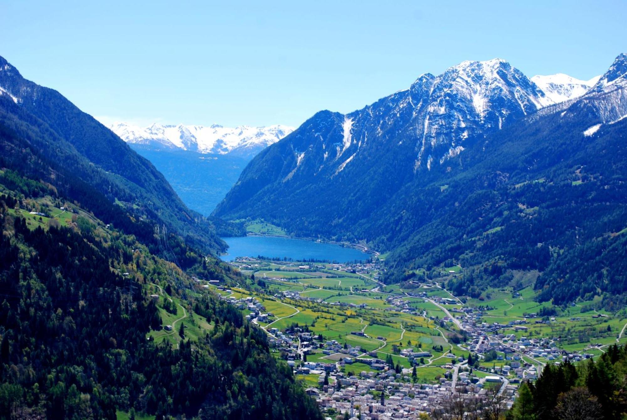 Apartment Window On The Poschiavo